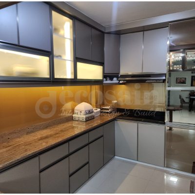 kitchen set aluminium decosain